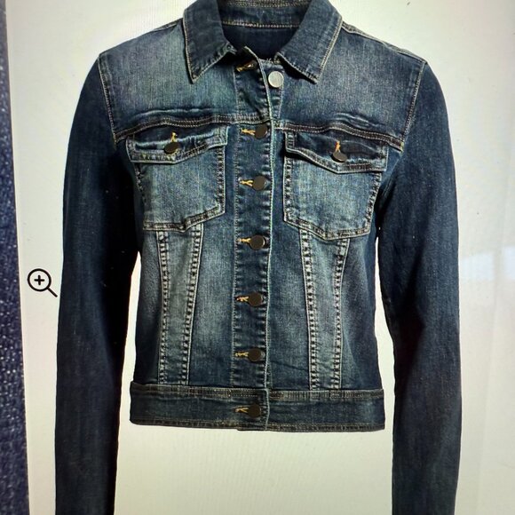 KUT FROM THE KLOTH DENIM JACKET (XL) - Picture 3 of 5